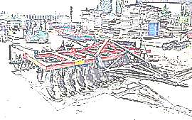 Каток спиральный на борону (рисунок)